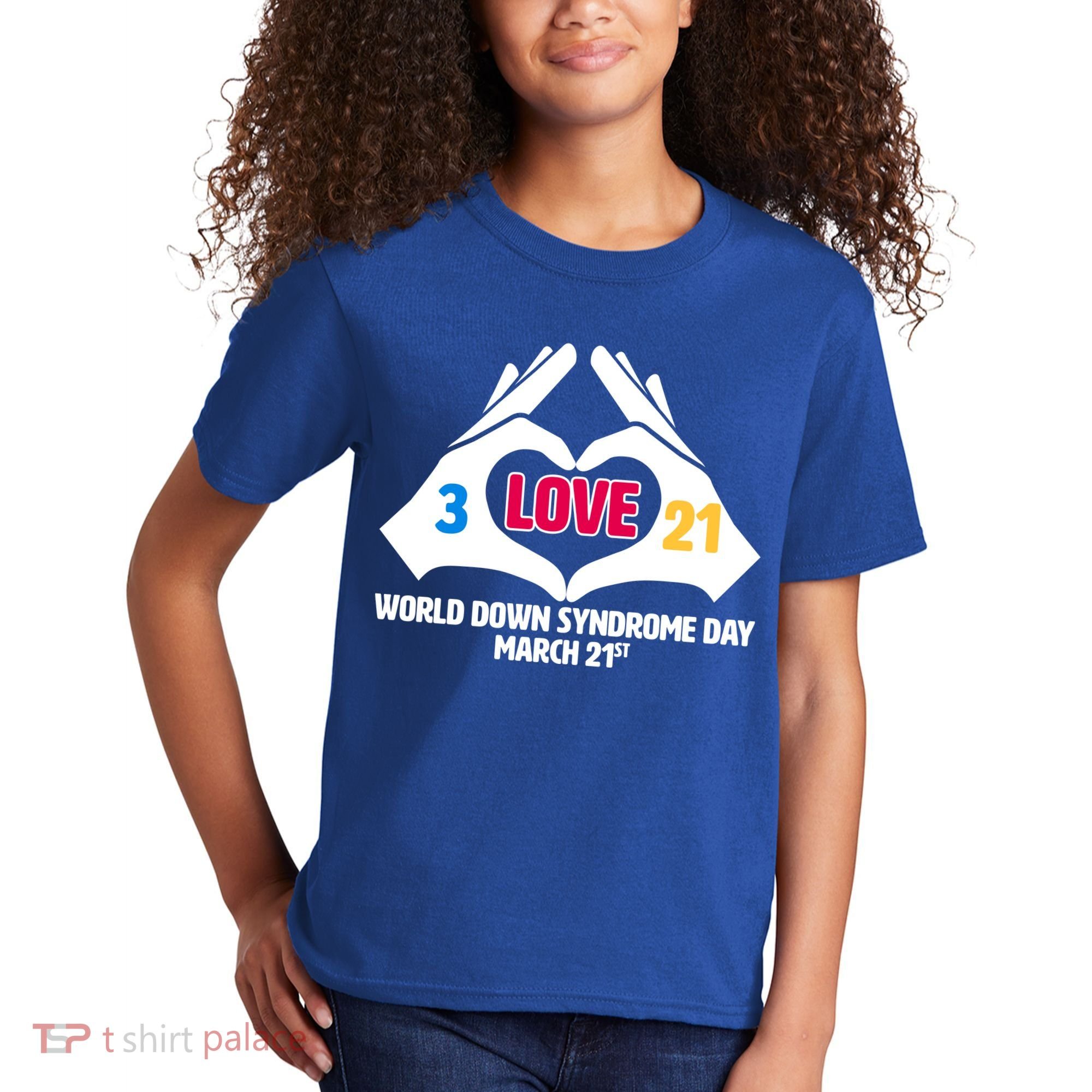 World Down Syndrome Day March 21 Kids T-Shirt