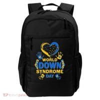 World Down Syndrome Day Painted Hands And Polka Dots  Backpack thumb 0