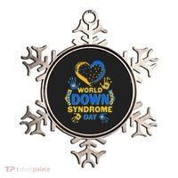 World Down Syndrome Day Painted Hands And Polka Dots  Ornament thumb 0