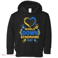 World Down Syndrome Day Painted Hands And Polka Dots  Toddler Hoodie thumb 0