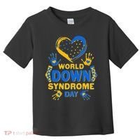 World Down Syndrome Day Painted Hands And Polka Dots  Toddler T-Shirt thumb 0