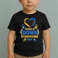 World Down Syndrome Day Painted Hands And Polka Dots  Toddler T-Shirt thumb 2