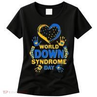 World Down Syndrome Day Painted Hands And Polka Dots  Women's T-Shirt thumb 0