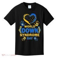 World Down Syndrome Day Painted Hands And Polka Dots  Kids T-Shirt thumb 0