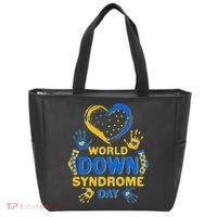World Down Syndrome Day Painted Hands And Polka Dots  Tote Bag thumb 0