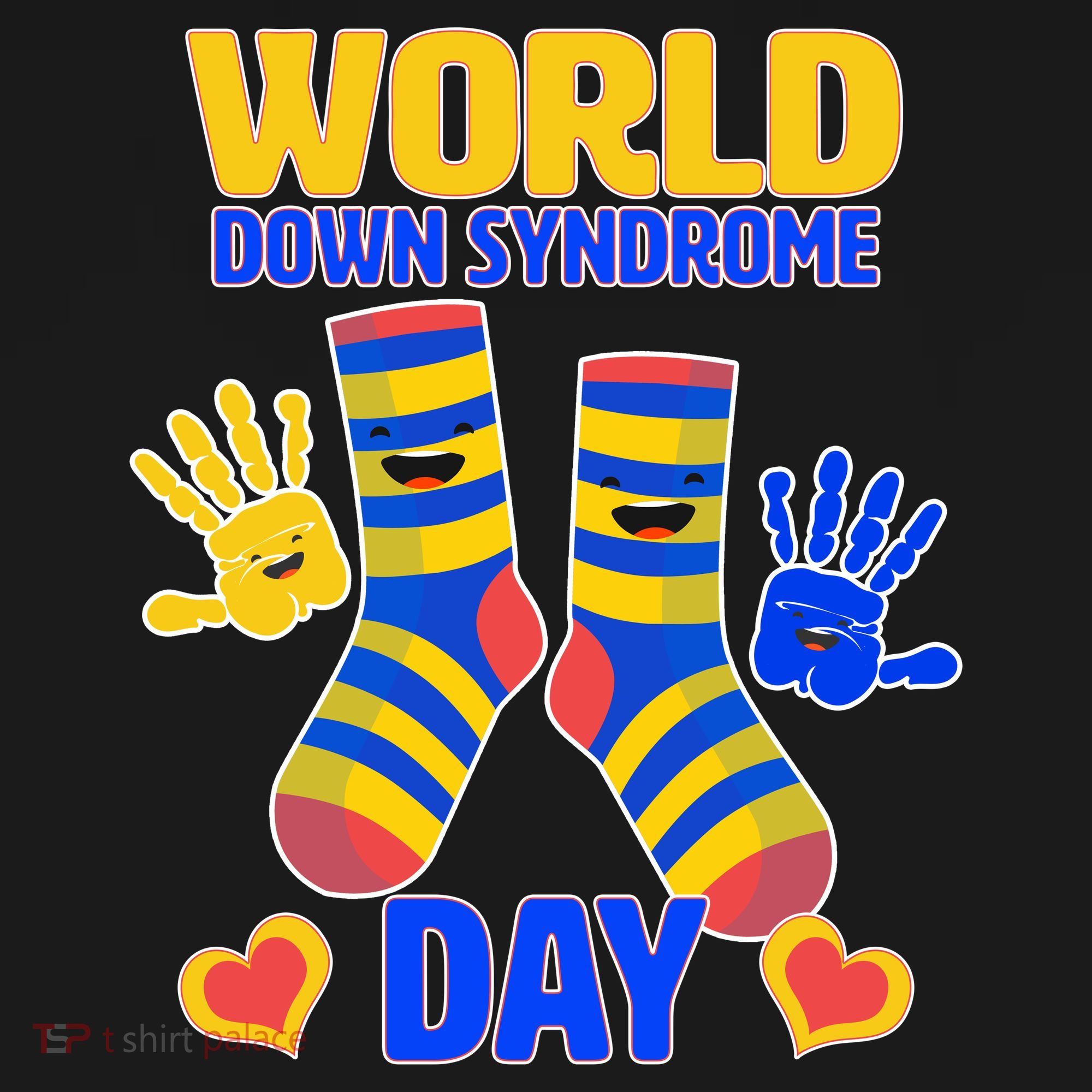 World Down Syndrome Day Socks & Hands Backpack