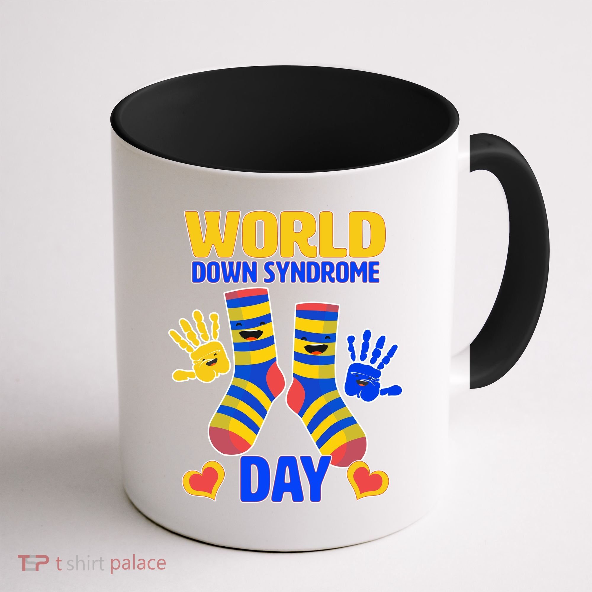 World Down Syndrome Day Socks & Hands Coffee Mug