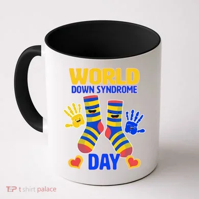 World Down Syndrome Day Socks & Hands Coffee Mug
