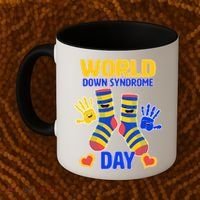 World Down Syndrome Day Socks & Hands Coffee Mug thumb 2