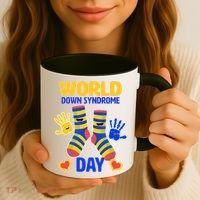 World Down Syndrome Day Socks & Hands Coffee Mug thumb 3