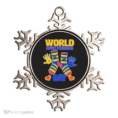 World Down Syndrome Day Socks & Hands Ornament