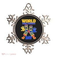 World Down Syndrome Day Socks & Hands Ornament thumb 0