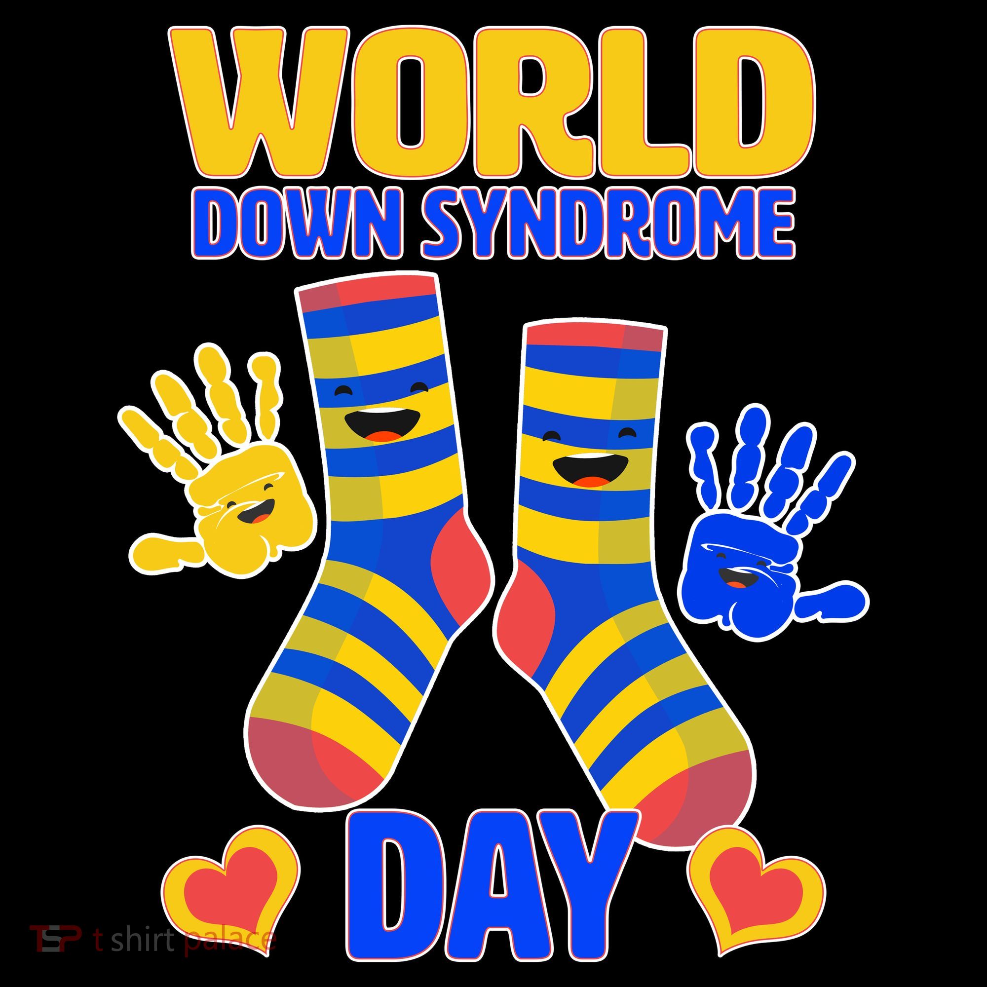 World Down Syndrome Day Socks & Hands Ornament