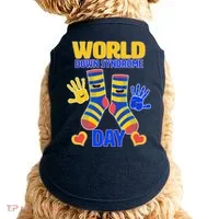 World Down Syndrome Day Socks & Hands Doggie Tank thumb 0