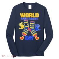 World Down Syndrome Day Socks & Hands Long Sleeve Shirt thumb 0