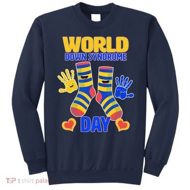 World Down Syndrome Day Socks & Hands Sweatshirt