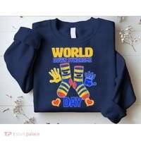 World Down Syndrome Day Socks & Hands Sweatshirt thumb 2