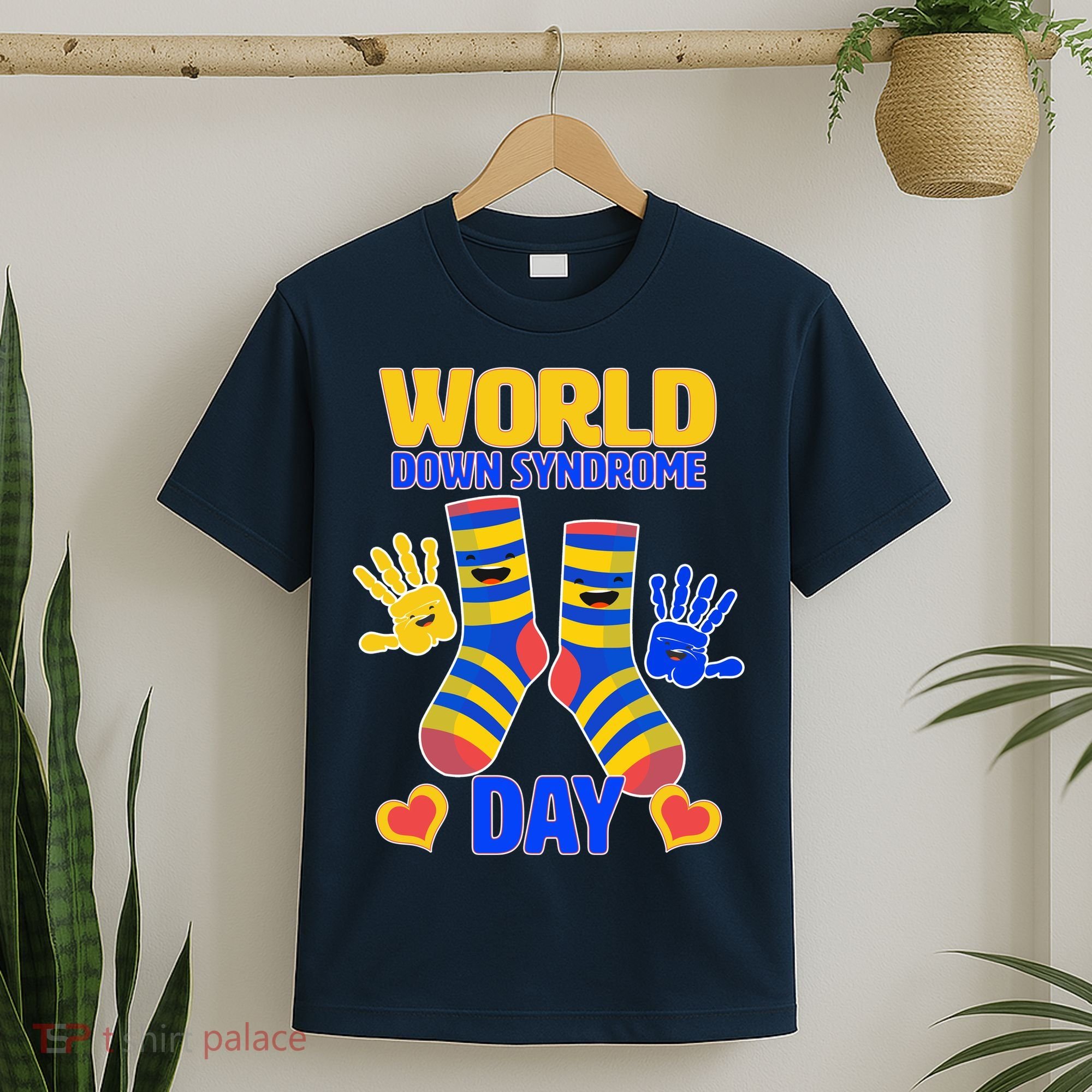 World Down Syndrome Day Socks & Hands T-Shirt