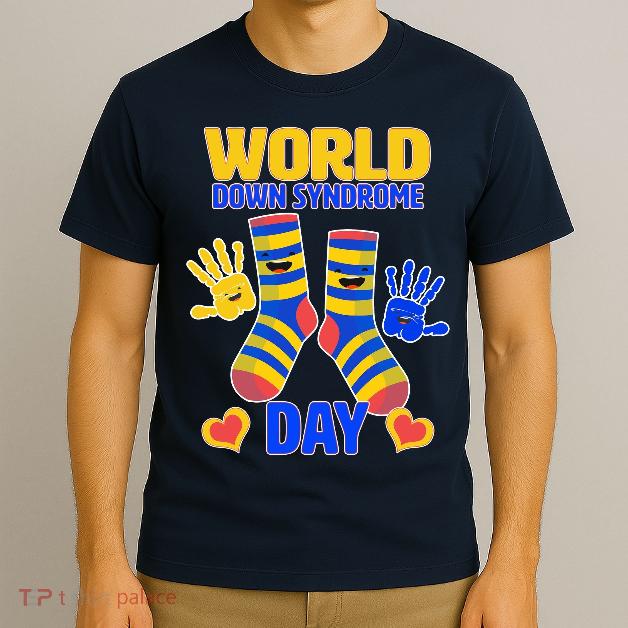World Down Syndrome Day Socks & Hands T-Shirt