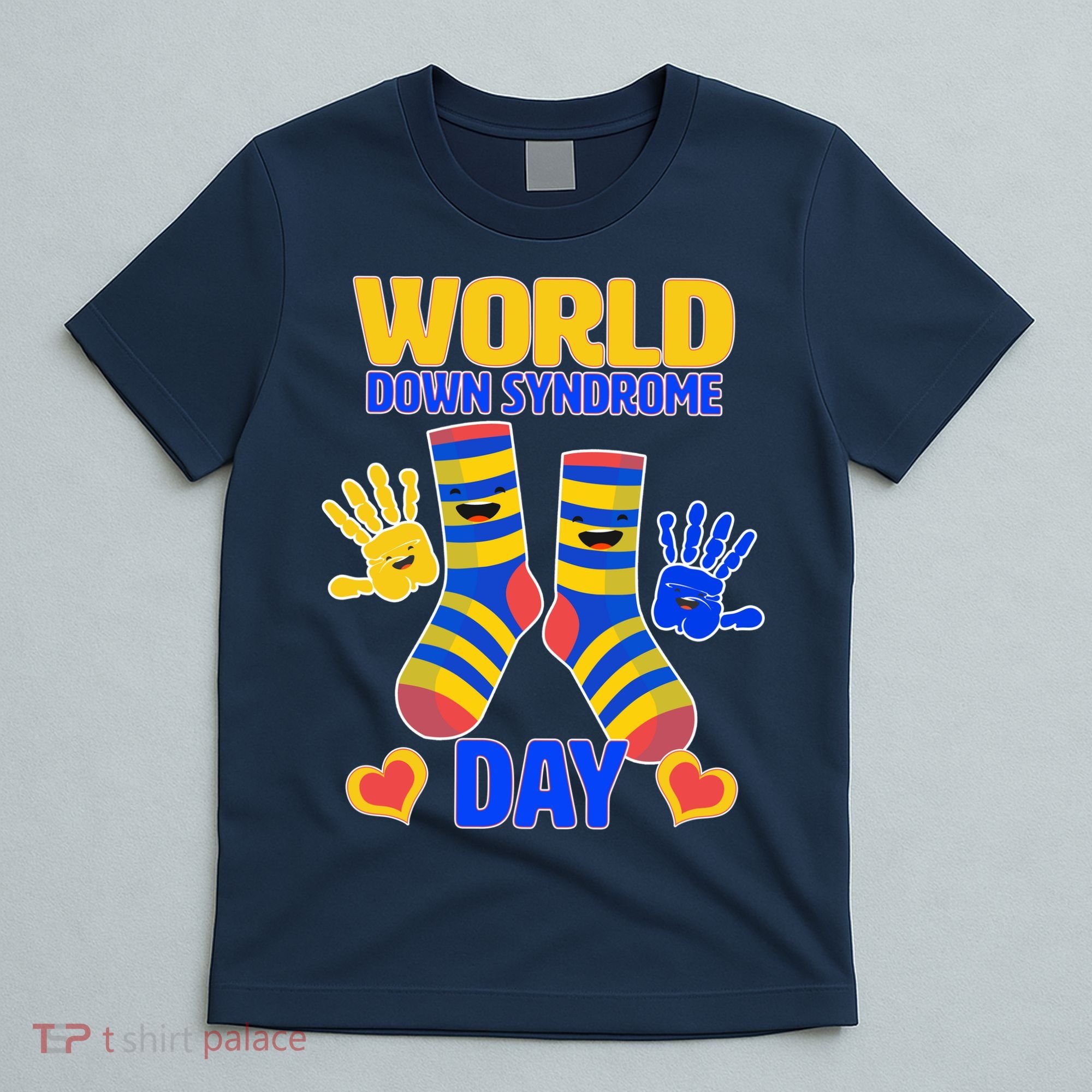 World Down Syndrome Day Socks & Hands T-Shirt
