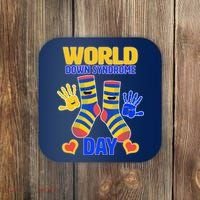 World Down Syndrome Day Socks & Hands Coaster thumb 0