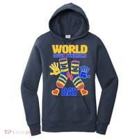 World Down Syndrome Day Socks & Hands Women's Hoodie thumb 0