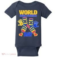 World Down Syndrome Day Socks & Hands Baby Bodysuit thumb 0