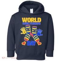 World Down Syndrome Day Socks & Hands Toddler Hoodie thumb 0
