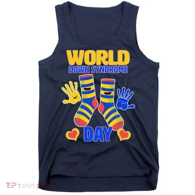 World Down Syndrome Day Socks & Hands Tank Top