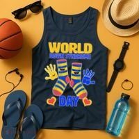 World Down Syndrome Day Socks & Hands Tank Top thumb 4