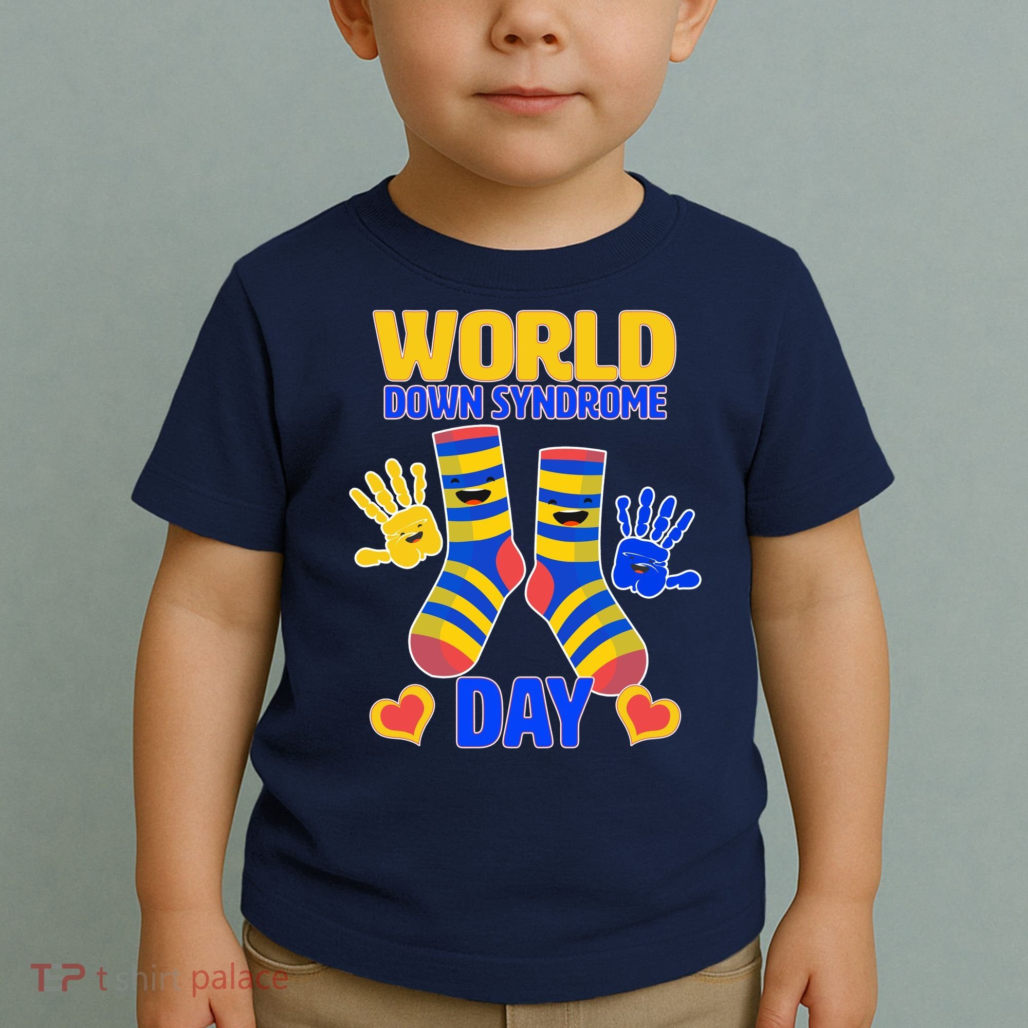 World Down Syndrome Day Socks & Hands Toddler T-Shirt