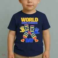 World Down Syndrome Day Socks & Hands Toddler T-Shirt thumb 2