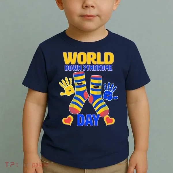 World Down Syndrome Day Socks & Hands Toddler T-Shirt
