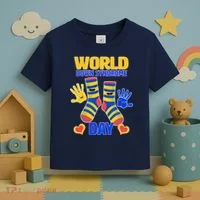World Down Syndrome Day Socks & Hands Toddler T-Shirt thumb 3
