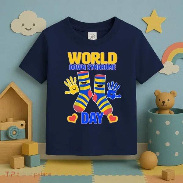 World Down Syndrome Day Socks & Hands Toddler T-Shirt