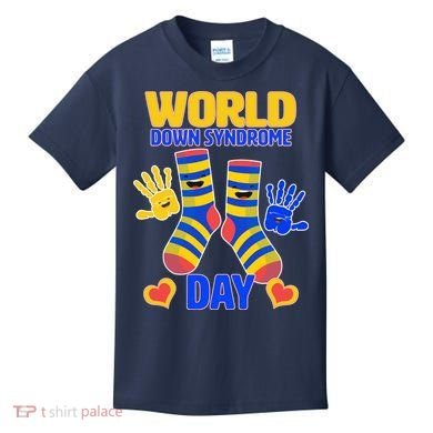World Down Syndrome Day Socks & Hands Kids T-Shirt
