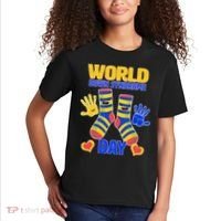 World Down Syndrome Day Socks & Hands Kids T-Shirt thumb 2