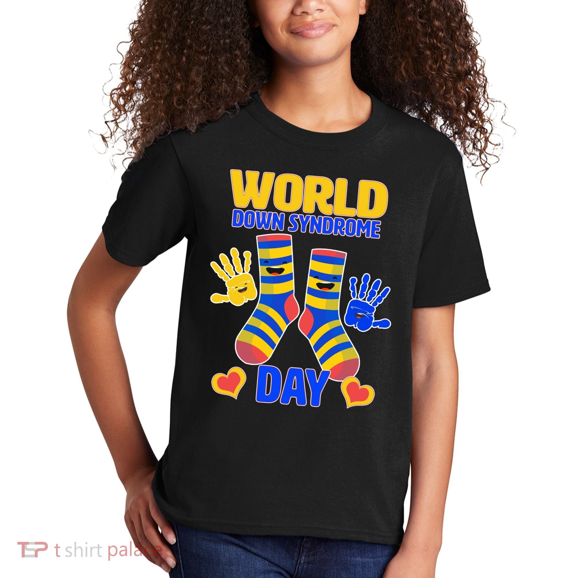 World Down Syndrome Day Socks & Hands Kids T-Shirt