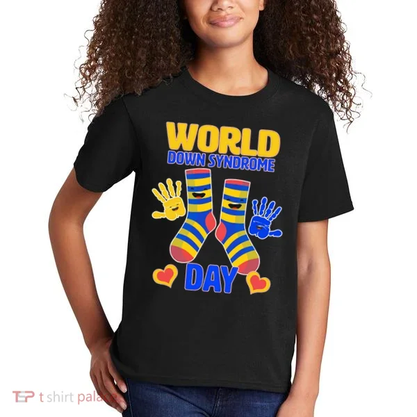 World Down Syndrome Day Socks & Hands Kids T-Shirt