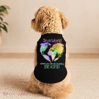 World Full Of Love Be Kind Doggie Tank thumb 2