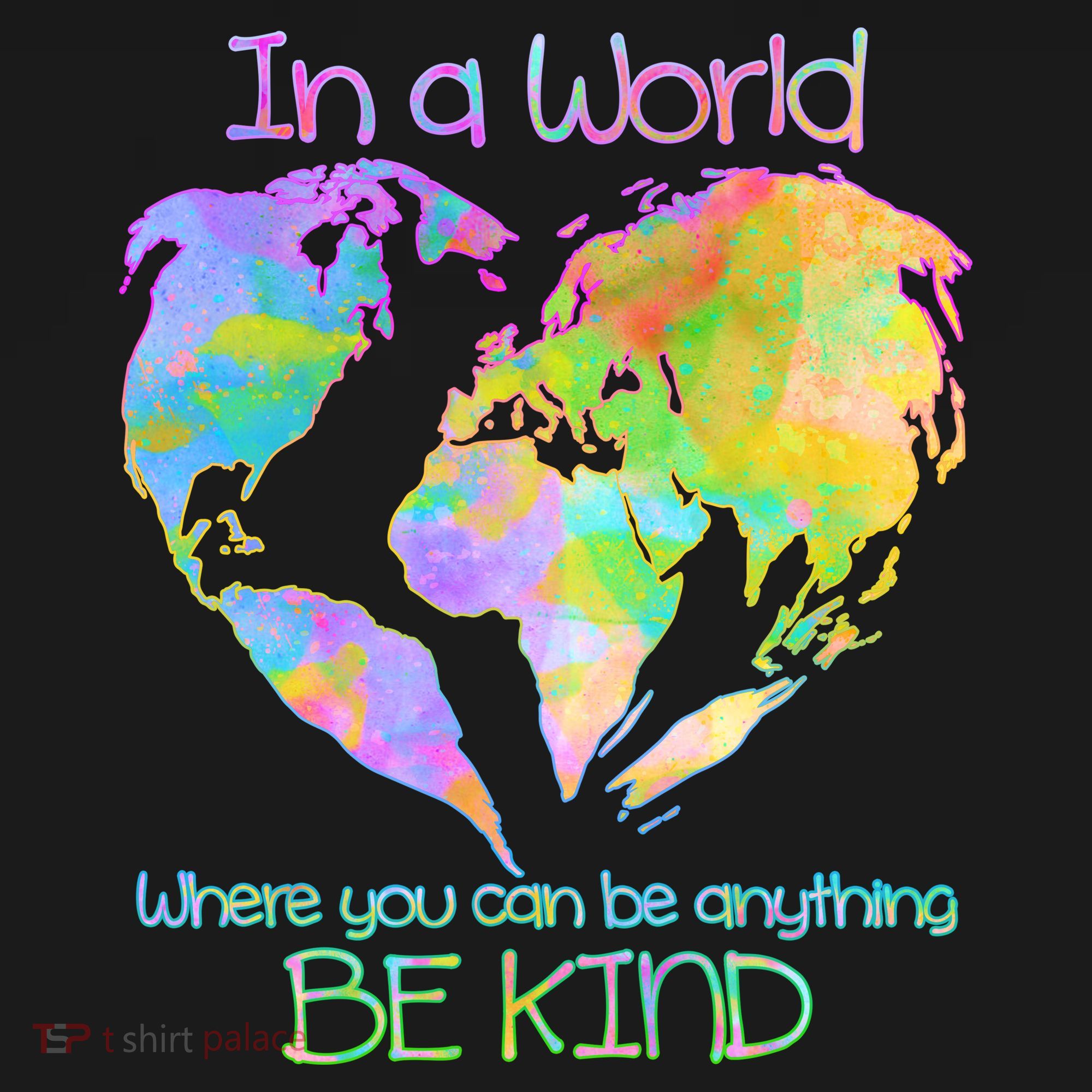 World Full Of Love Be Kind Long Sleeve Shirt