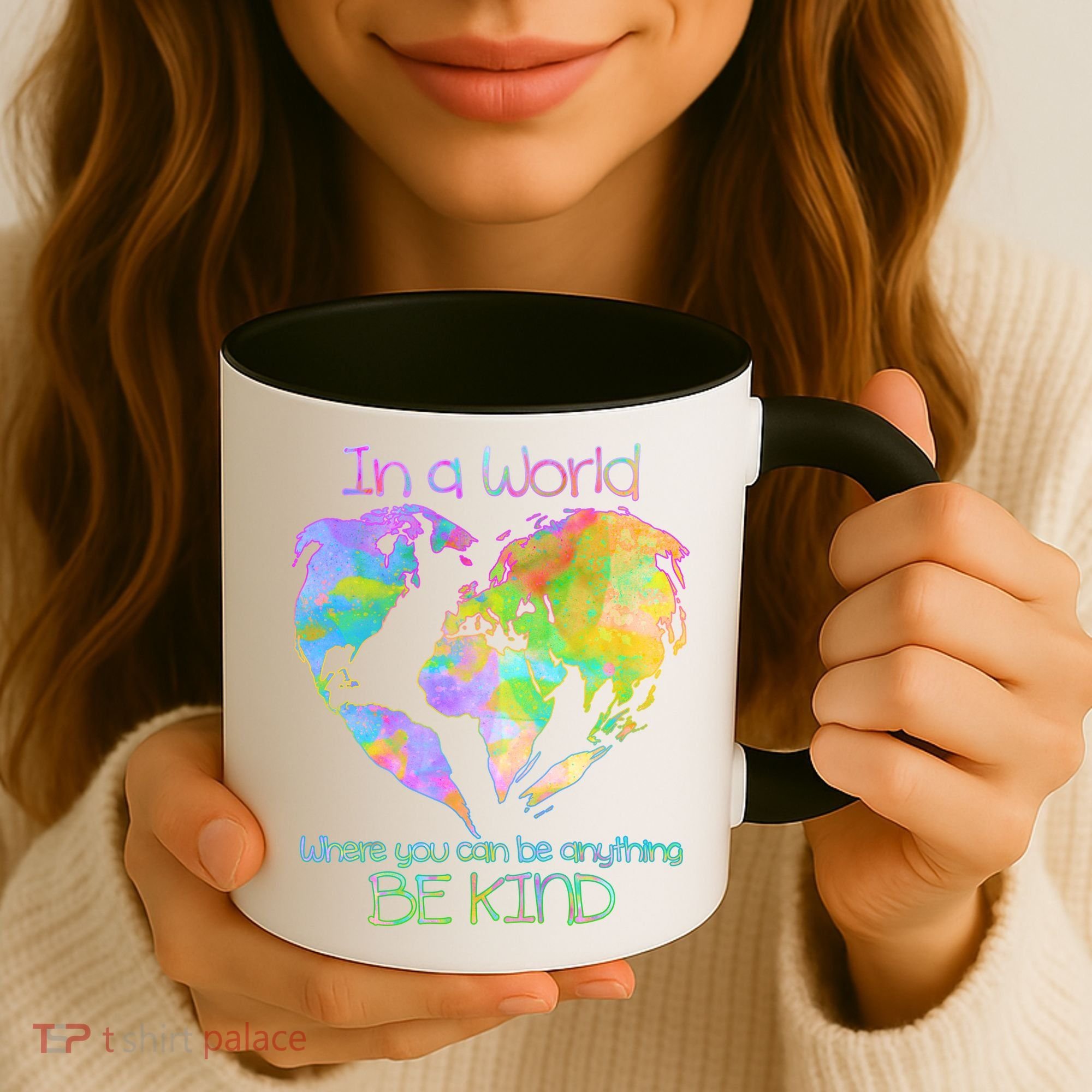World Full Of Love Be Kind Coffee Mug