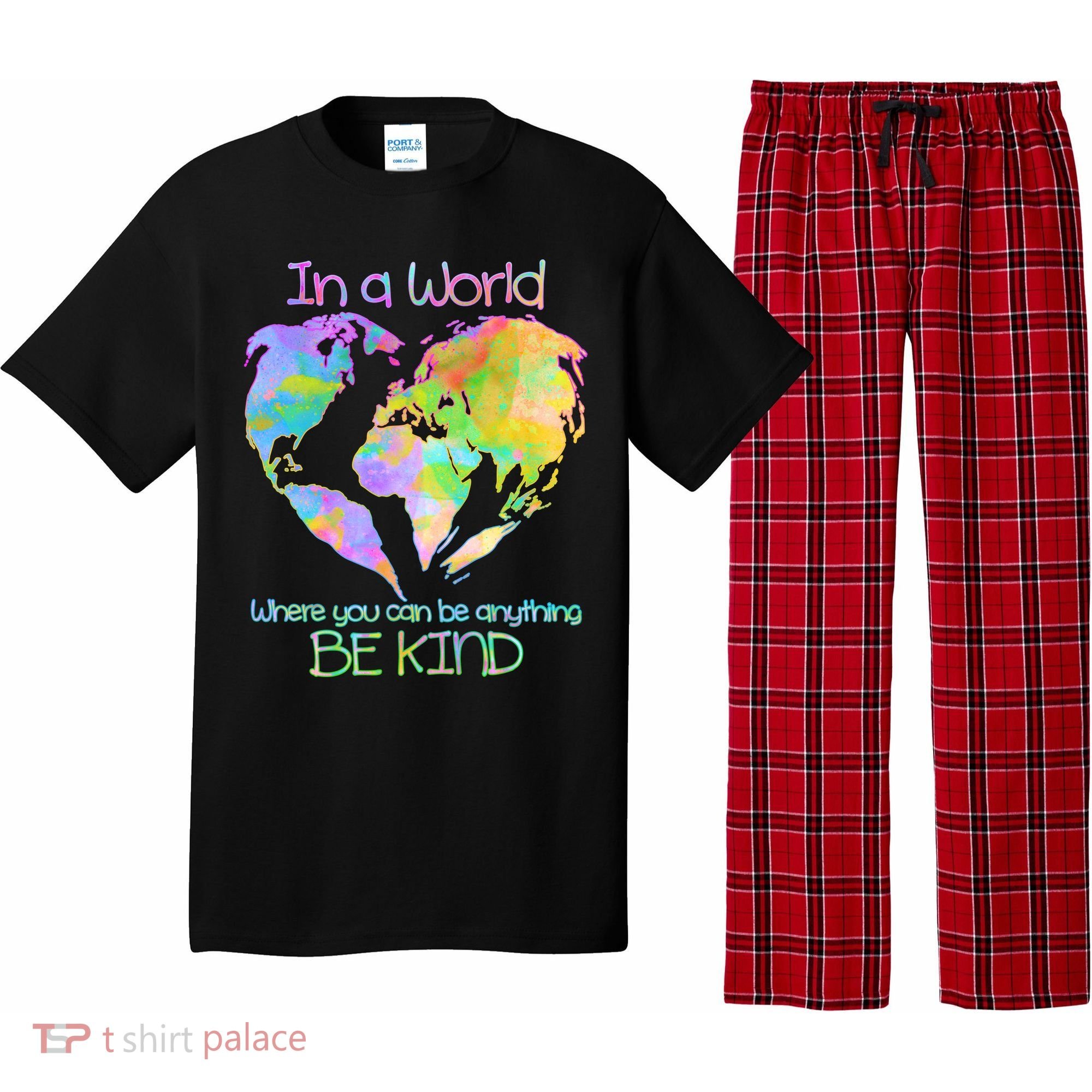 World Full Of Love Be Kind Pajama Set