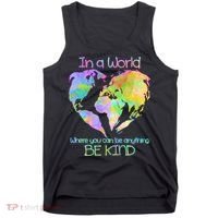 World Full Of Love Be Kind Tank Top thumb 0