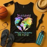 World Full Of Love Be Kind Tank Top thumb 4