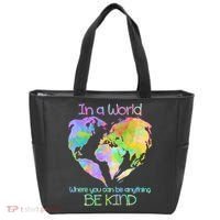 World Full Of Love Be Kind Tote Bag thumb 0