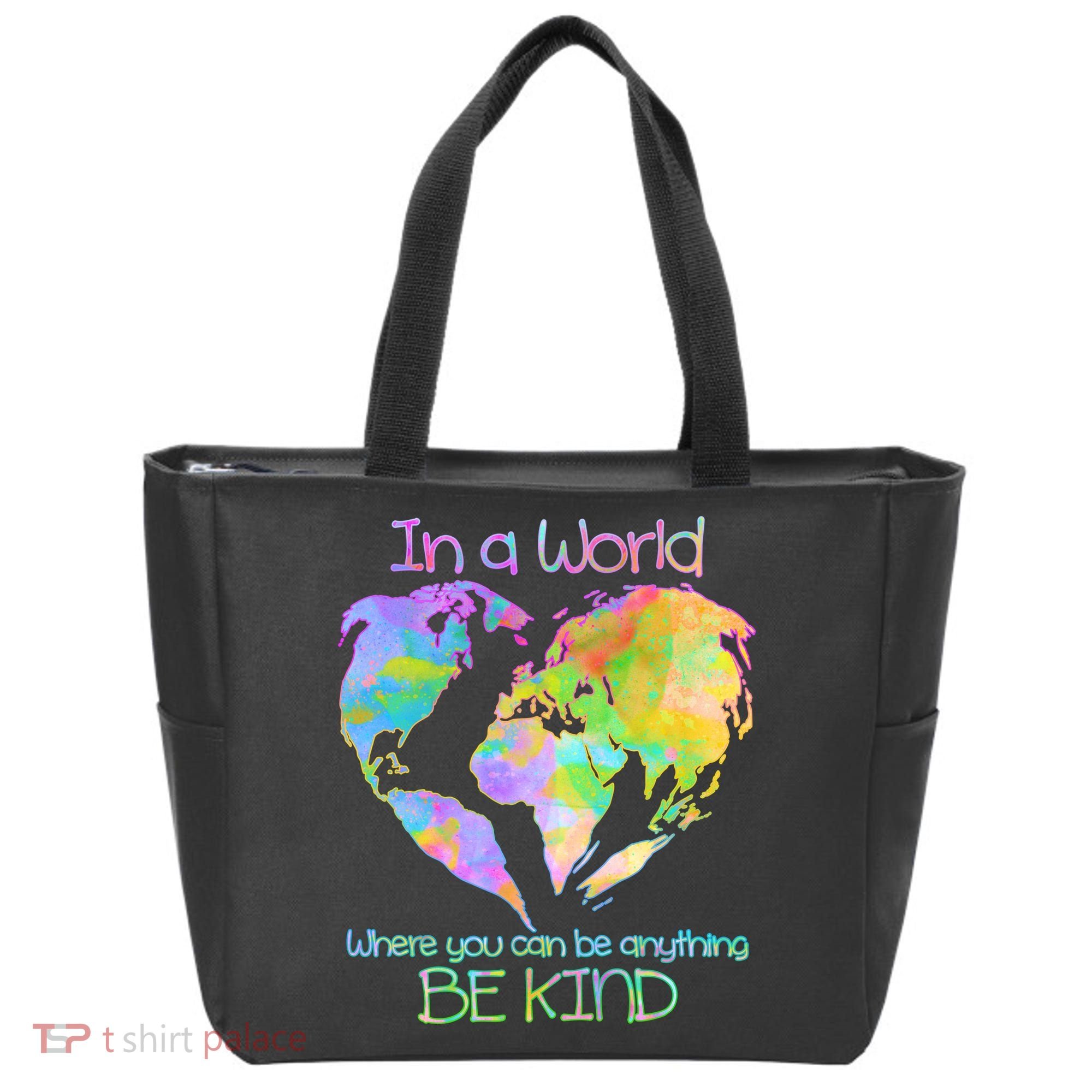 World Full Of Love Be Kind Tote Bag