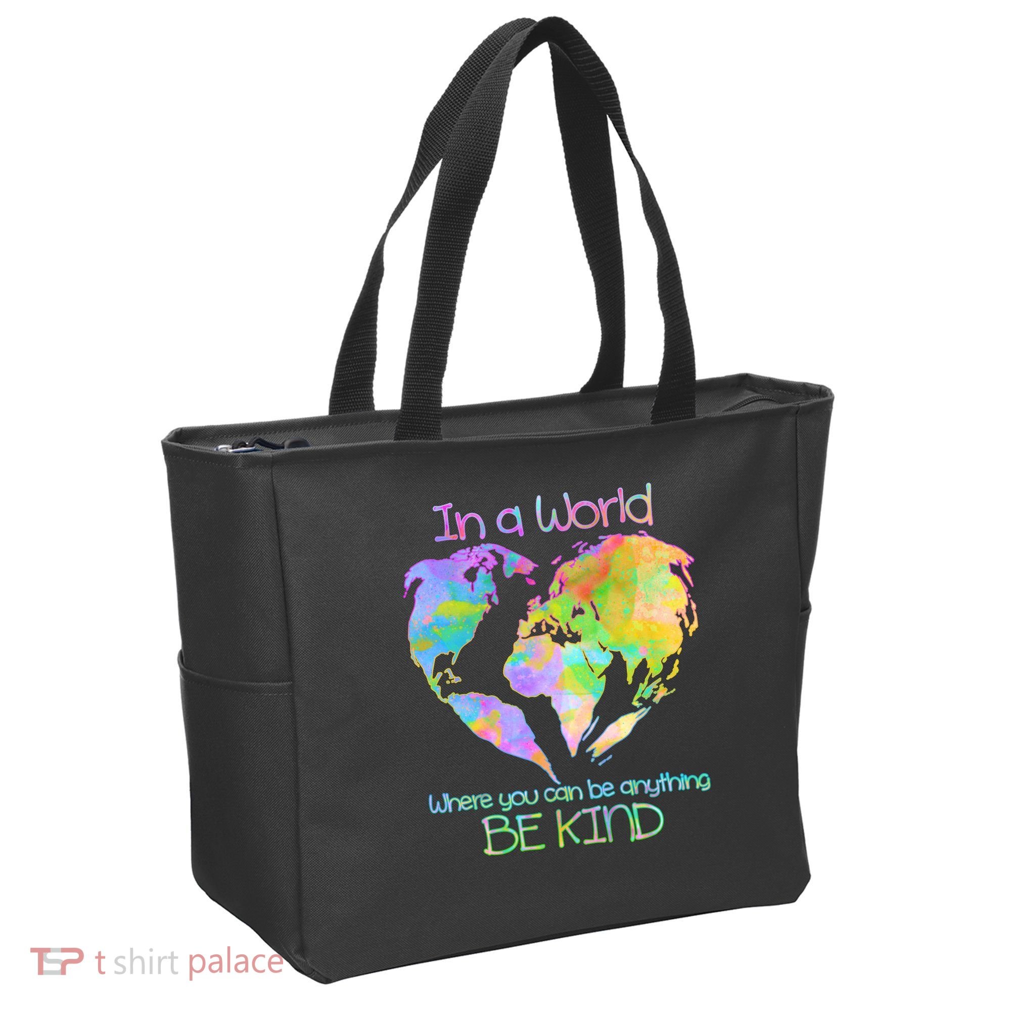 World Full Of Love Be Kind Tote Bag