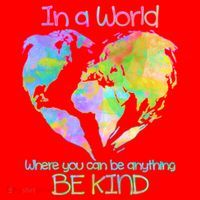 World Full Of Love Be Kind Santa Hat thumb 1