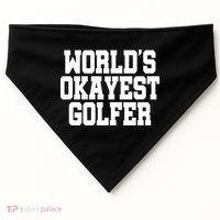 World Okayest Golfer USA-Made Doggie Bandana thumb 0